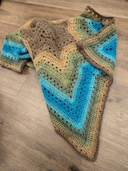 Custom Crochet Starburst Blanket - This is a Commission Listing. Your unique blanket will be handmade upon request!
