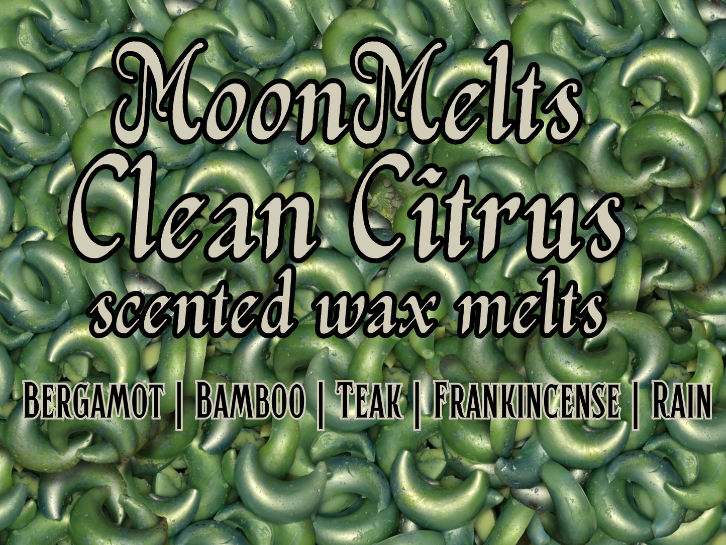 Clean Citrus – Moon Melts | Handcrafted Soy Wax Melts with Natural Essential Oils | Eco-Friendly, Long-Lasting Aromatherapy for Self-Care