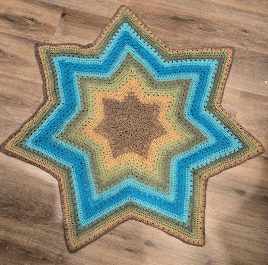 Custom Crochet Starburst Blanket - This is a Commission Listing. Your unique blanket will be handmade upon request!