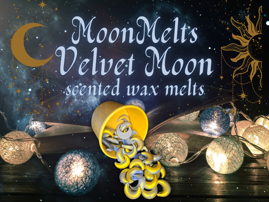 Velvet Moon – Moon Melts | Handcrafted Soy Wax Melts with Natural Essential Oils | Eco-Friendly, Long-Lasting Aromatherapy for Self-Care