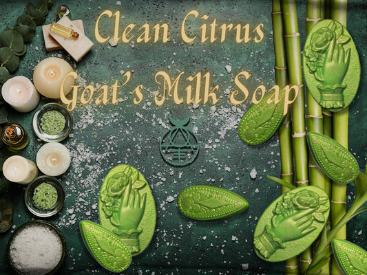 Clean Citrus Goat’s Milk Soap | Handmade, Nourishing, Refreshing | Natural alternative to Original Gain Scent