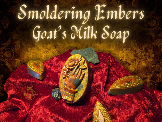 Smoldering Embers Goat's Milk Soap – Handmade, Moisturizing, Spicy & Smoky Scent, Natural Skincare