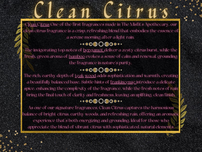 Clean Citrus Goat’s Milk Soap | Handmade, Nourishing, Refreshing | Natural alternative to Original Gain Scent