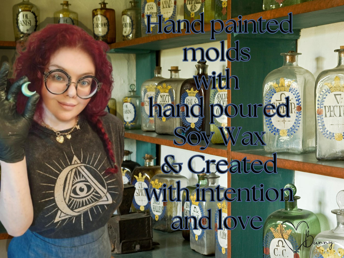 Incantation Moon Melts – Gothic Wax Melts | Dragon’s Blood, Patchouli & Tobacco | Witchy Home Fragrance | Ritual & Spellwork Wax Melts