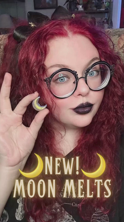 Incantation Moon Melts – Gothic Wax Melts | Dragon’s Blood, Patchouli & Tobacco | Witchy Home Fragrance | Ritual & Spellwork Wax Melts